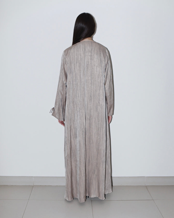 Silk Tie Drape Beige