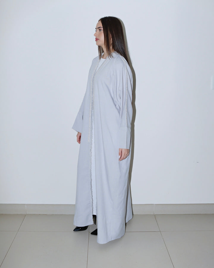 Pearl Linen Drape Light Grey