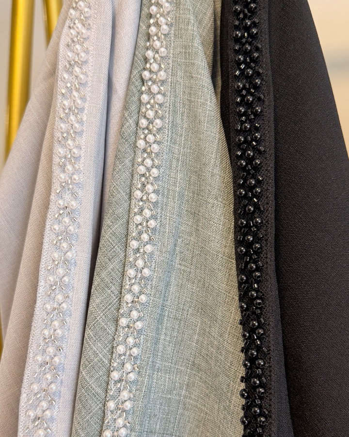 Pearl Linen Drape Sage Green