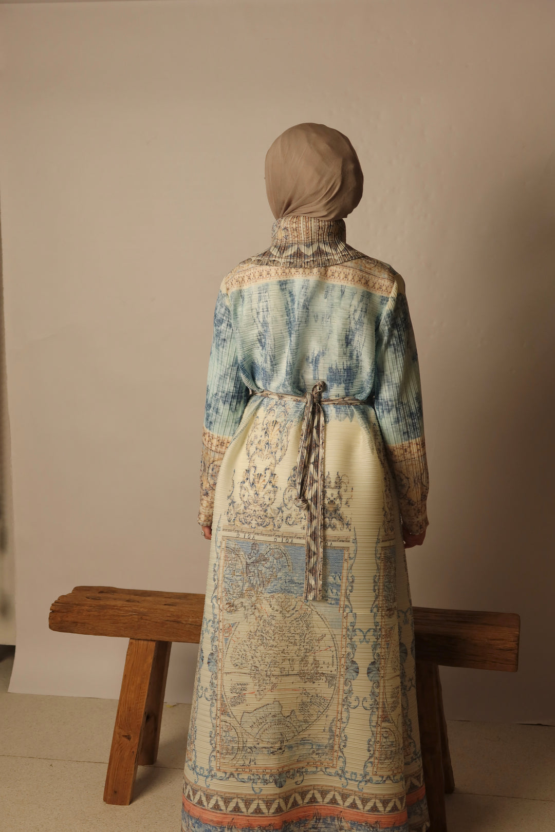 Ombra Drape- Blue Mosaic