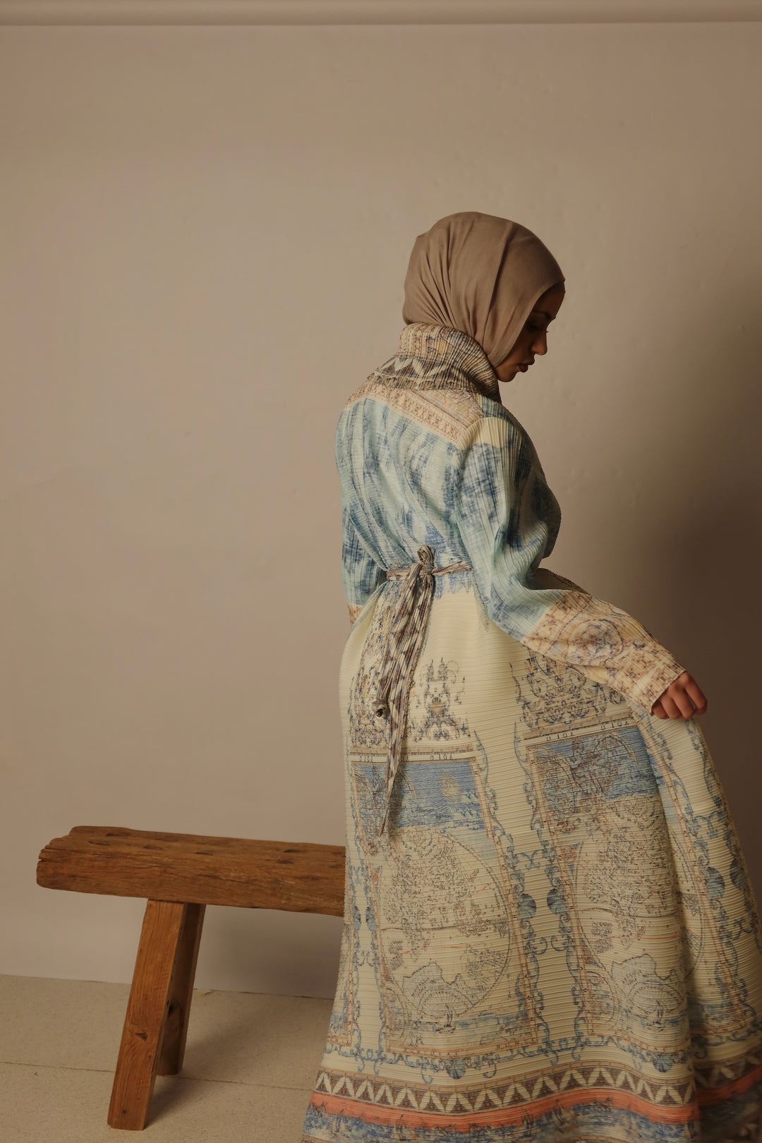 Ombra Drape- Blue Mosaic