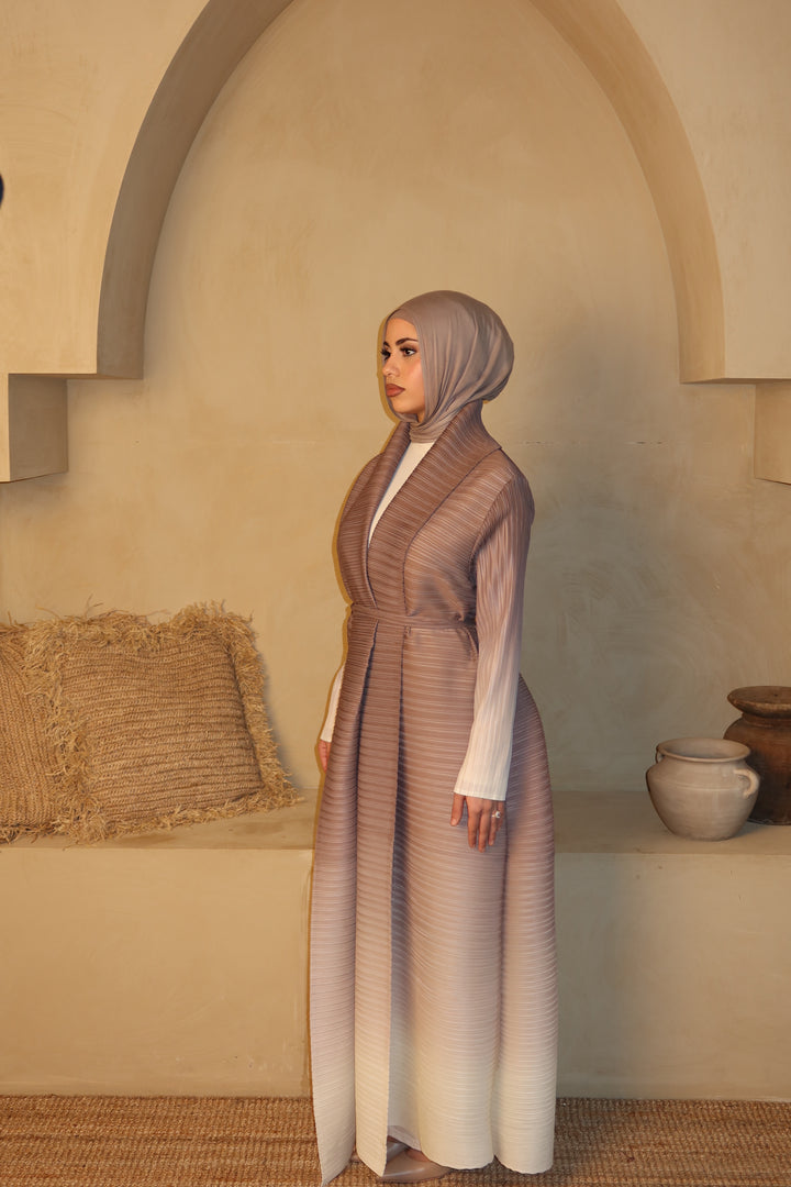Ombra Drape-Latte Ombre