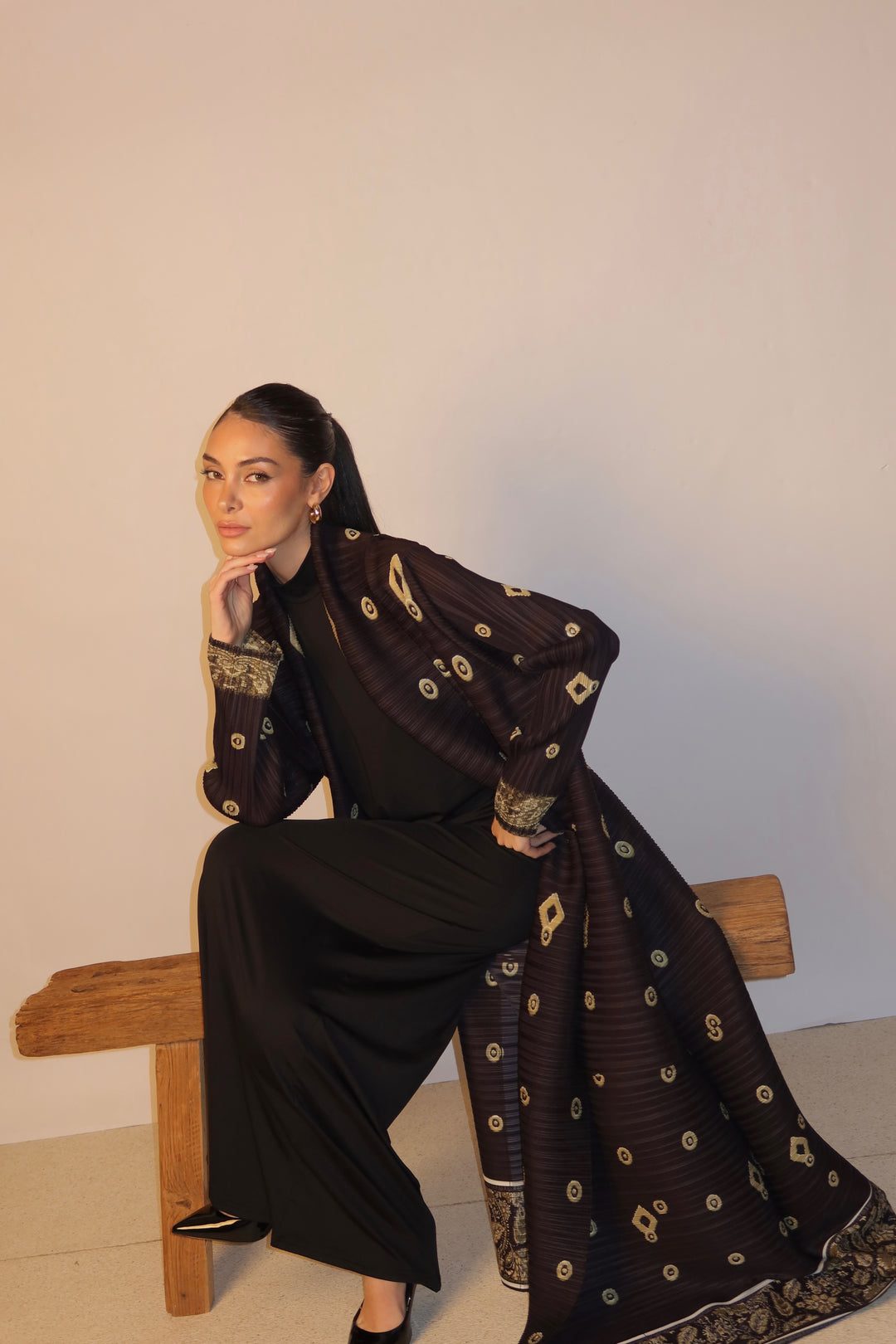 Ombra Drape - Black