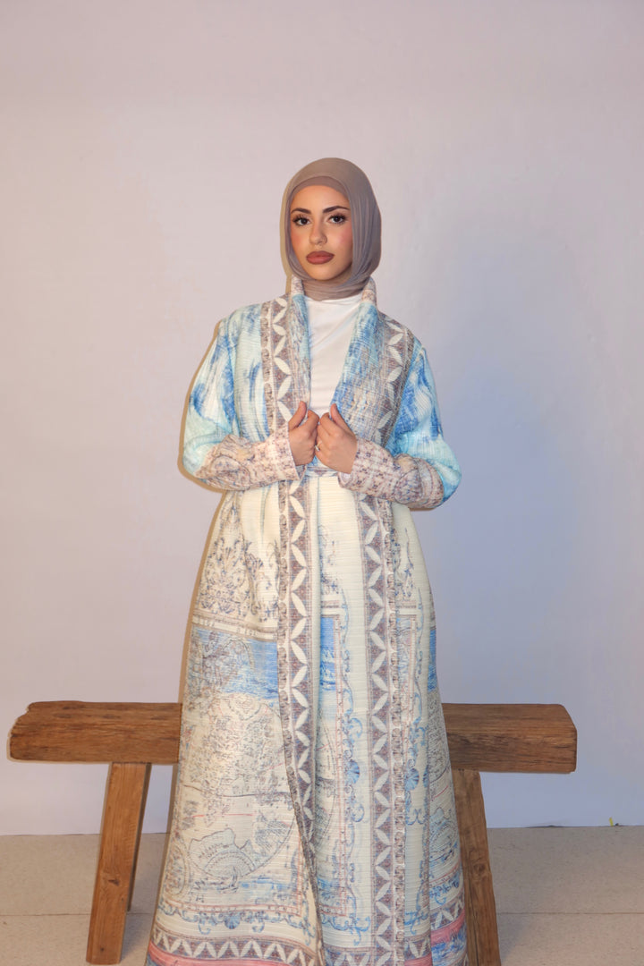 Ombra Drape- Blue Mosaic