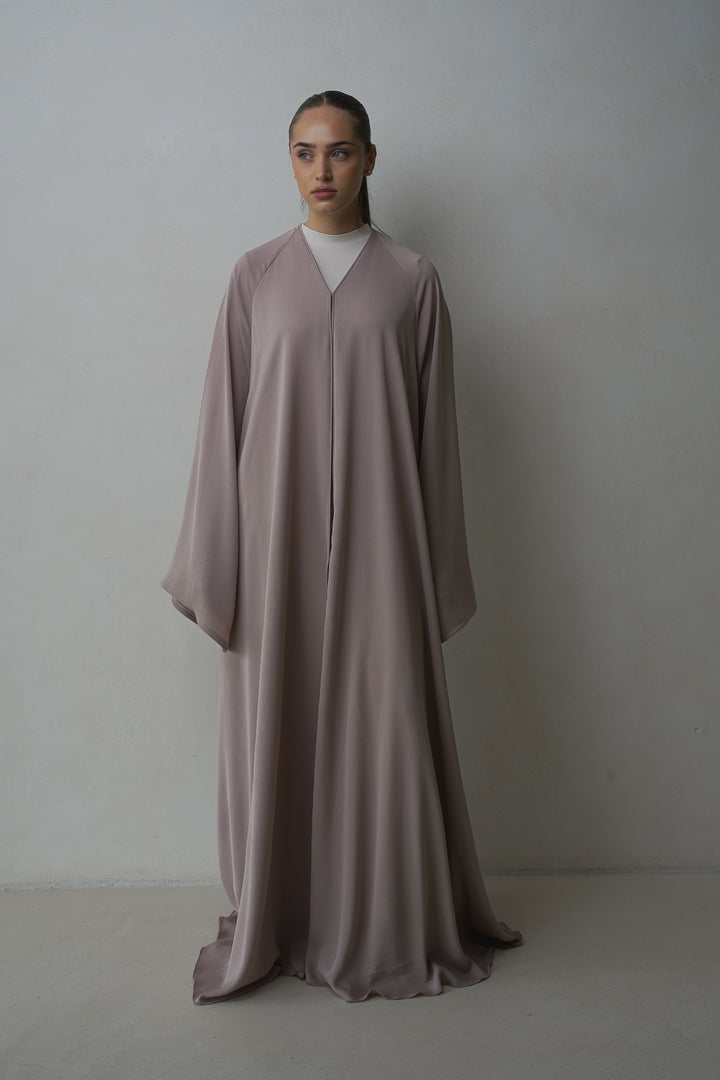 Flowy Cloche Abaya Beige